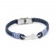 PULSERA JOY ACERO PIEL LEGÍTIMA