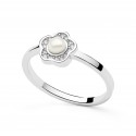 ANILLO JOY PLATA RODIADA TALLA 8